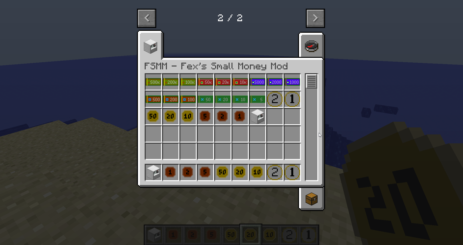 FSMM - Fex's Small Money Mod