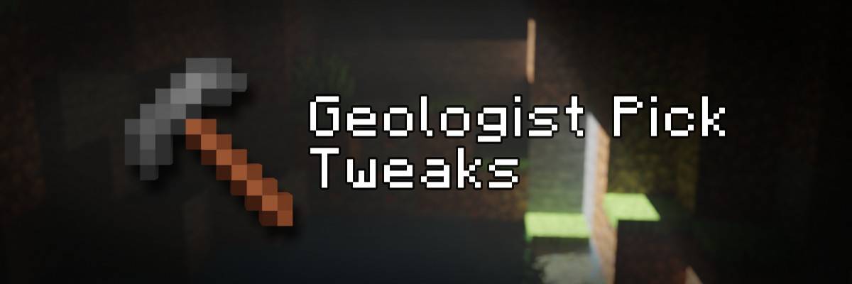 Geologist Pick Tweaks