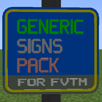 Generic Signs and Components Pack