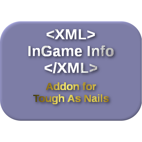 In Game Info XML Addon - Tough As Nails