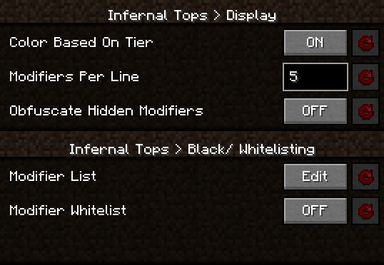 Infernal Tops