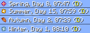 InGame Info XML - Serene Seasons