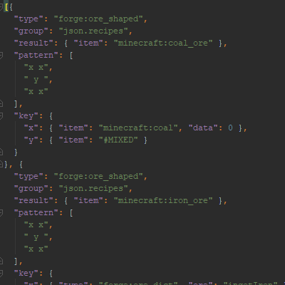 JSON Recipe Manager