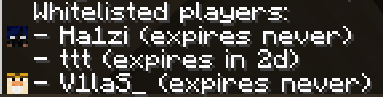 JWhitelist