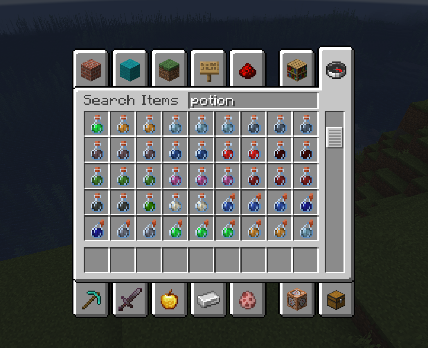 Legacy Potion Colors