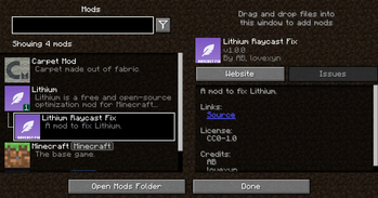 Lithium Raycast Fix