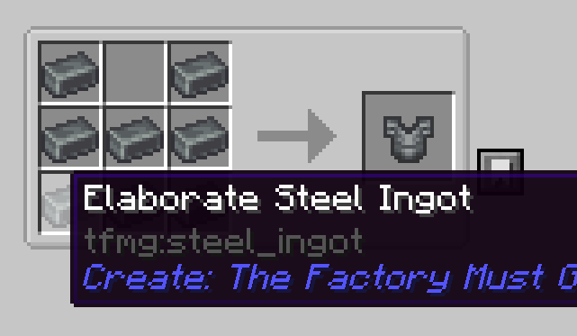 Mekanism Steel Removal from TFMG