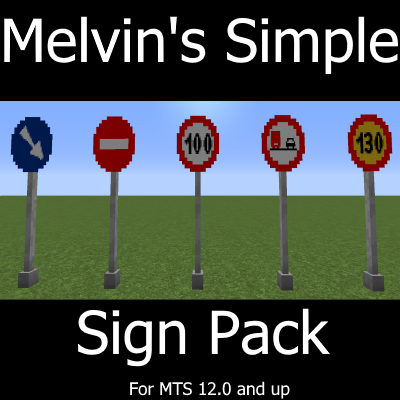 Melvin's Simple Sign pack [MTS/IV]