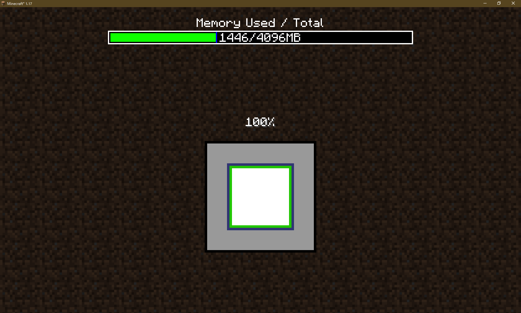 Memory Usage Screen