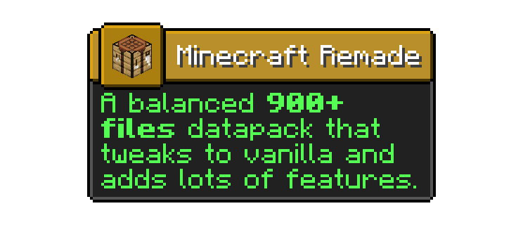 Minecraft Remade