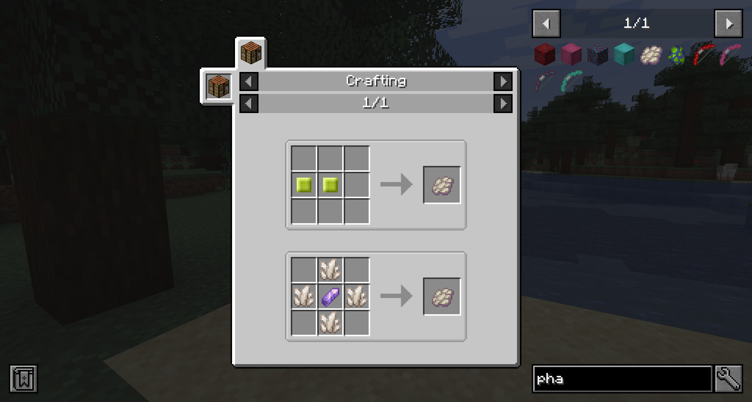Mob Drops Recipes [Overworld]