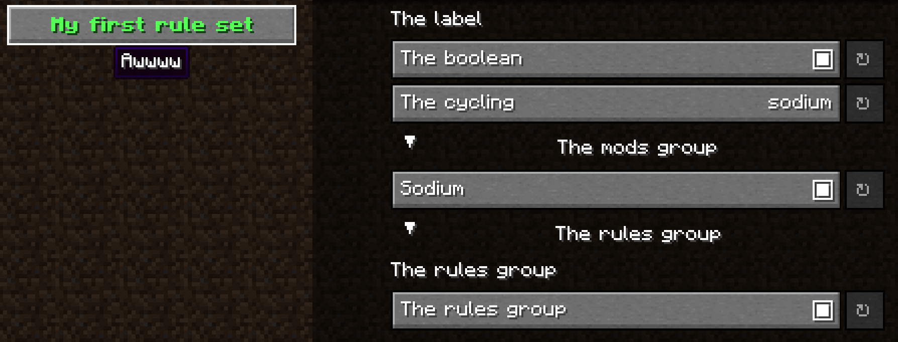 Mod Sets