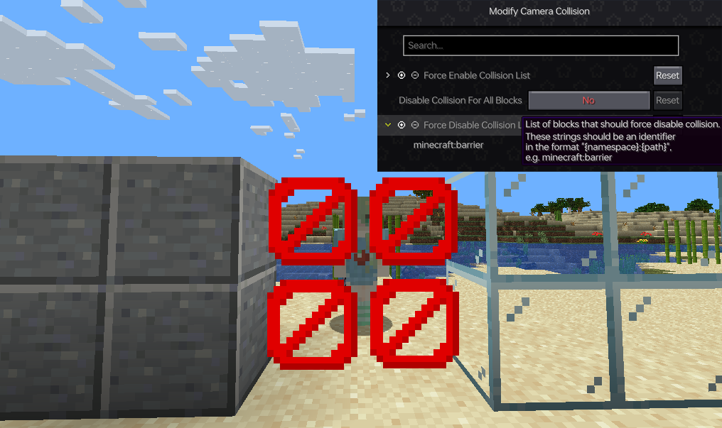 Modify Camera Collision
