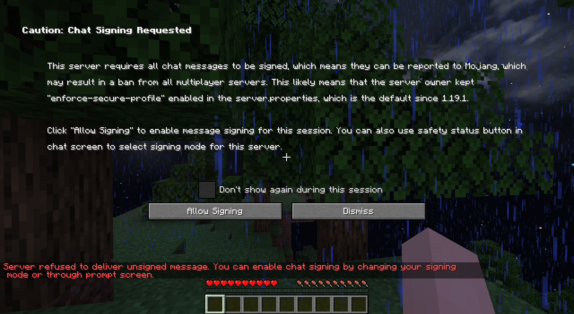 No Chat Reports