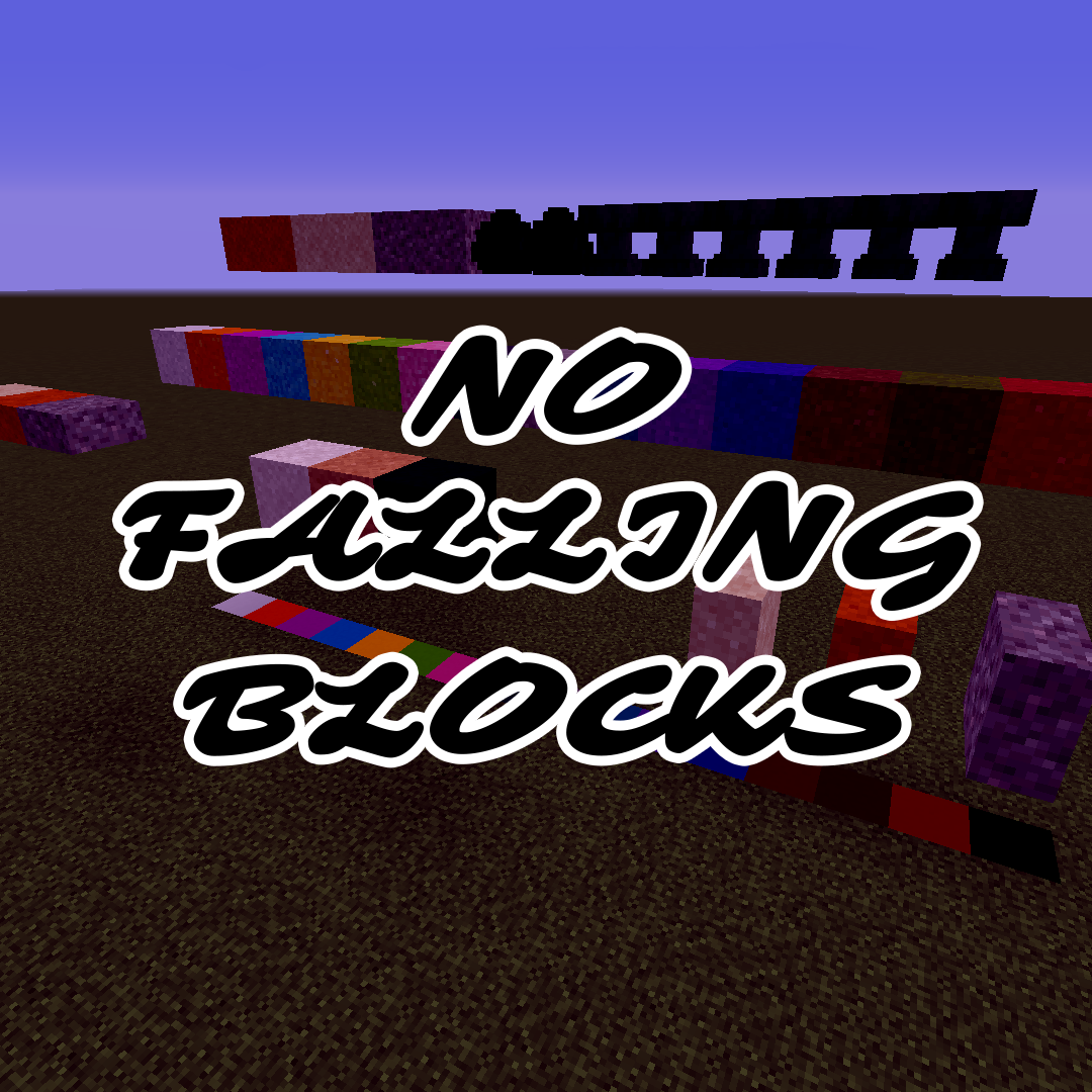 No falling blocks