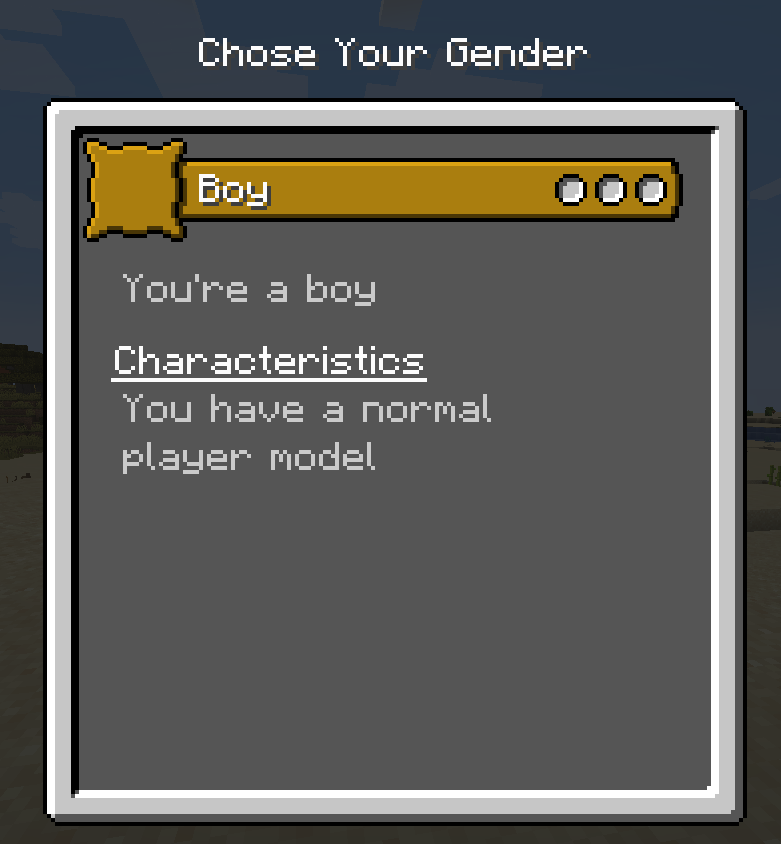 Origins: Genders