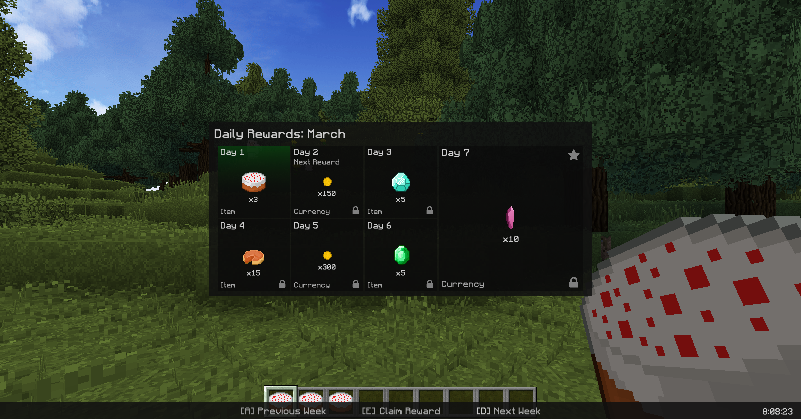 Oxygen: Daily Rewards