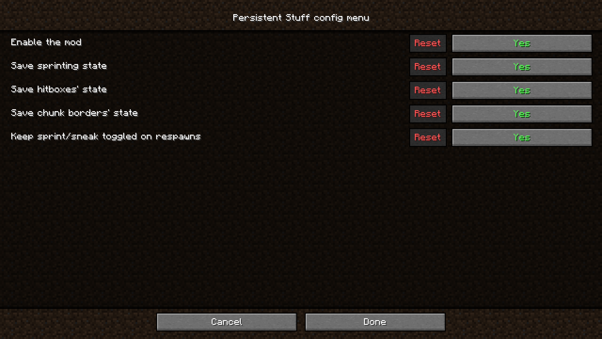 Persistent Stuff
