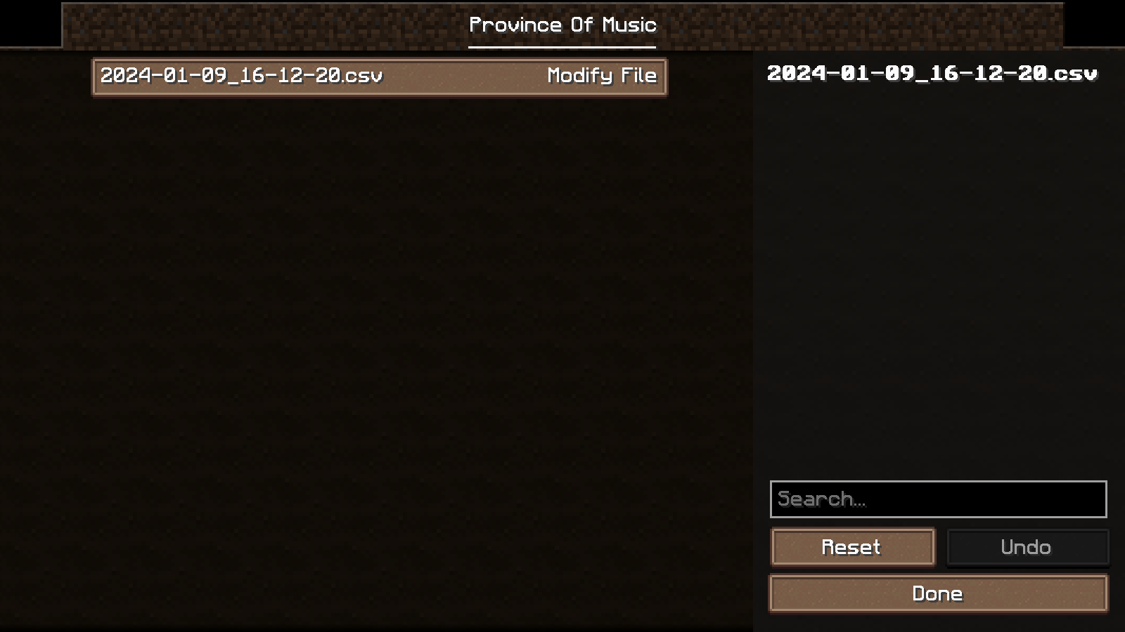 Province of Music