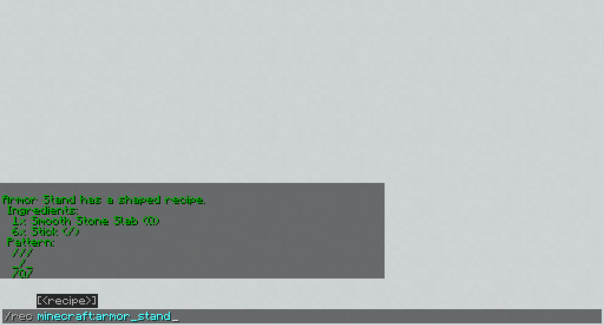 Recipe Commands