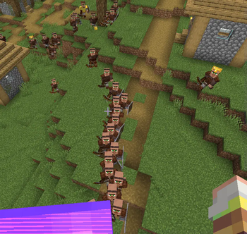 Recruit guard villagers