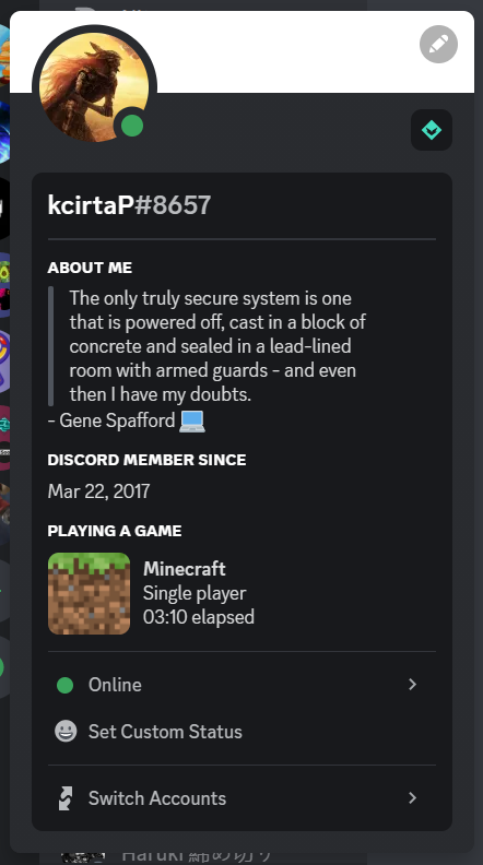 Red Discord Presence