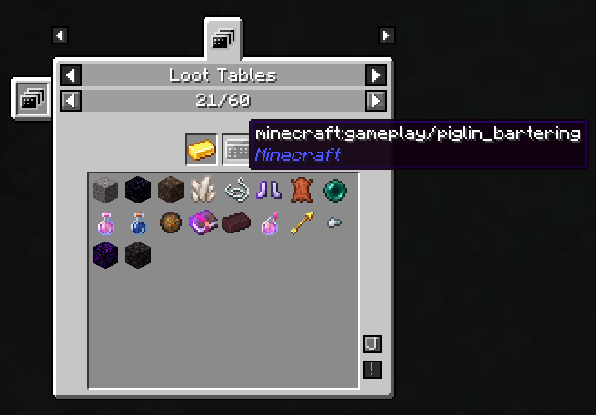 Roughly Enough Loot Tables