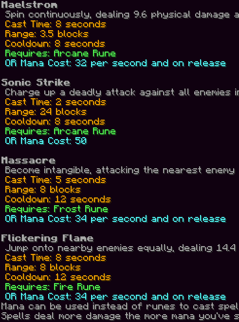 RPGMana (Mana for Spell Engine)