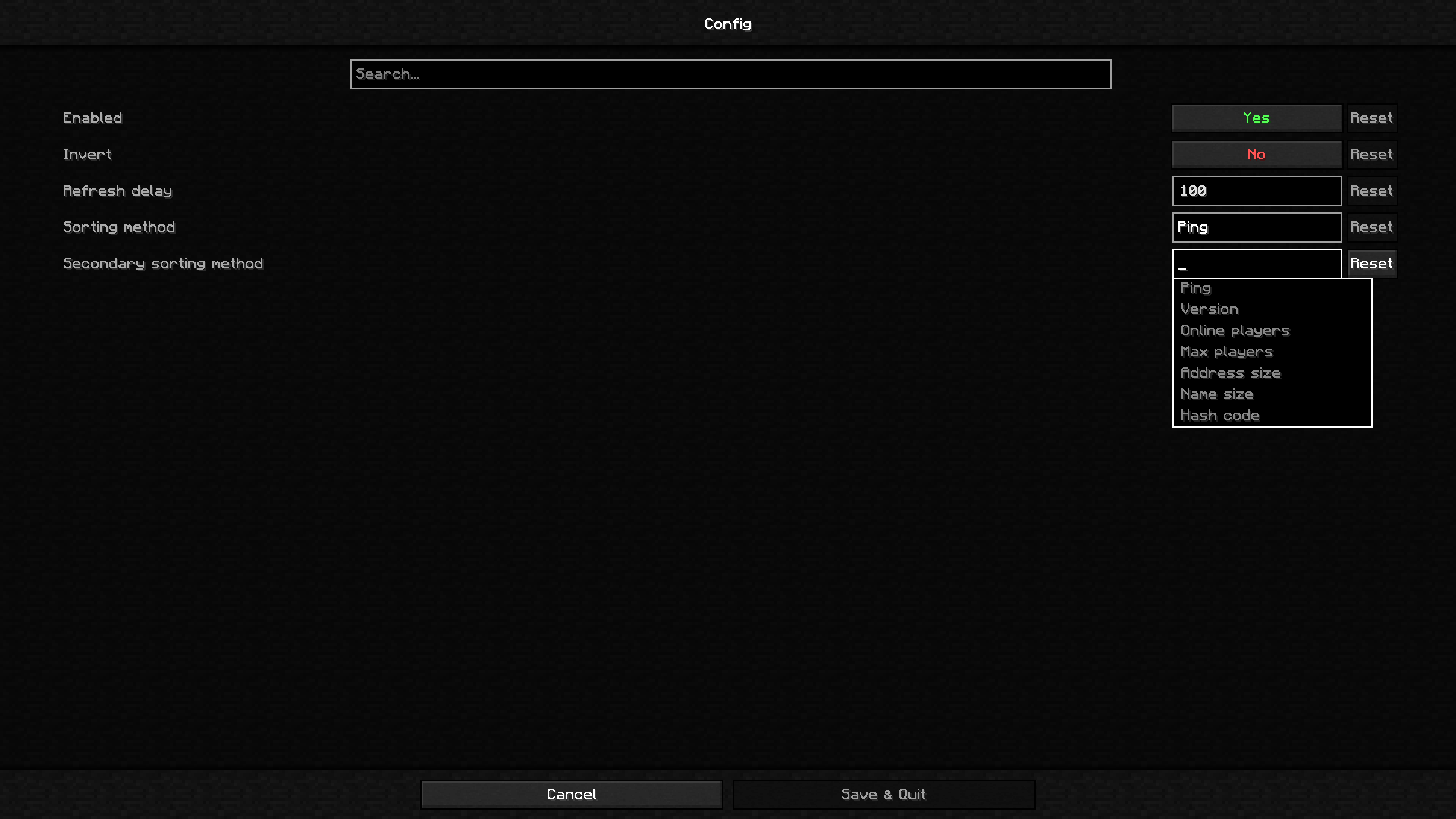 Server Sorter