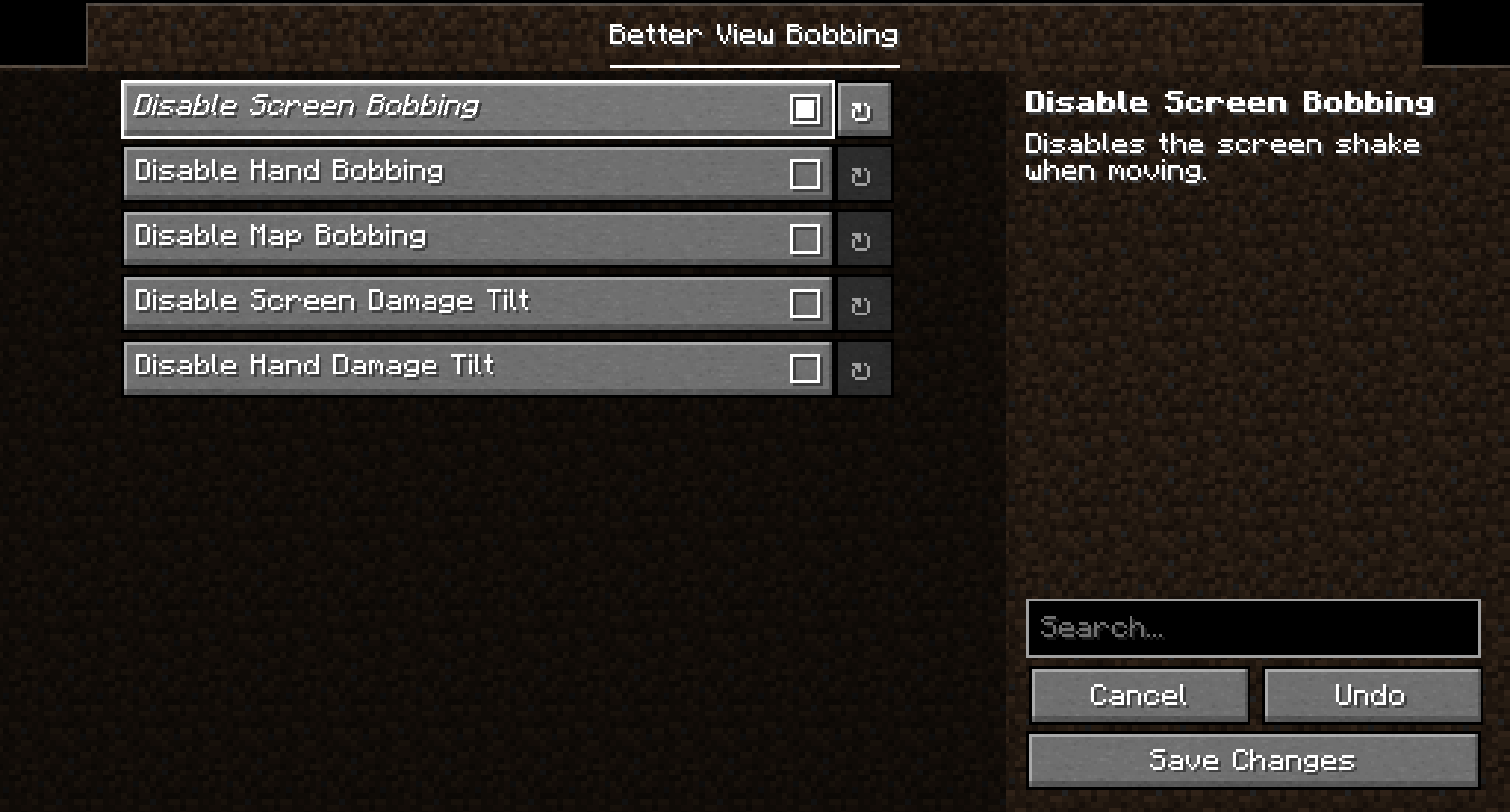 Shake Tweaks