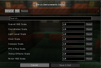 Shiru's Improvements