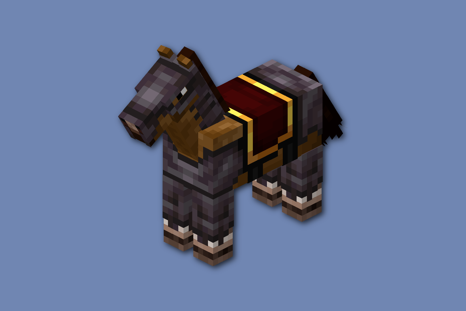 Simple Netherite Horse Armor