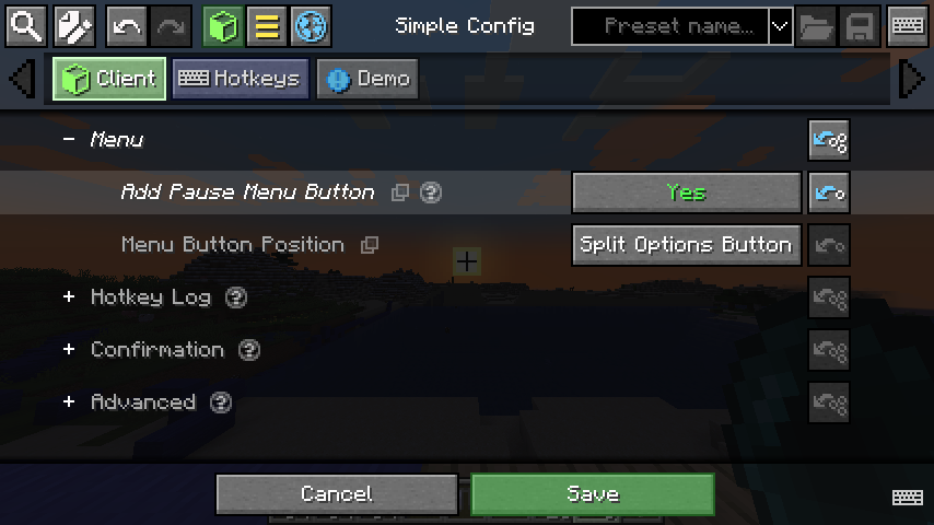 Simple Config