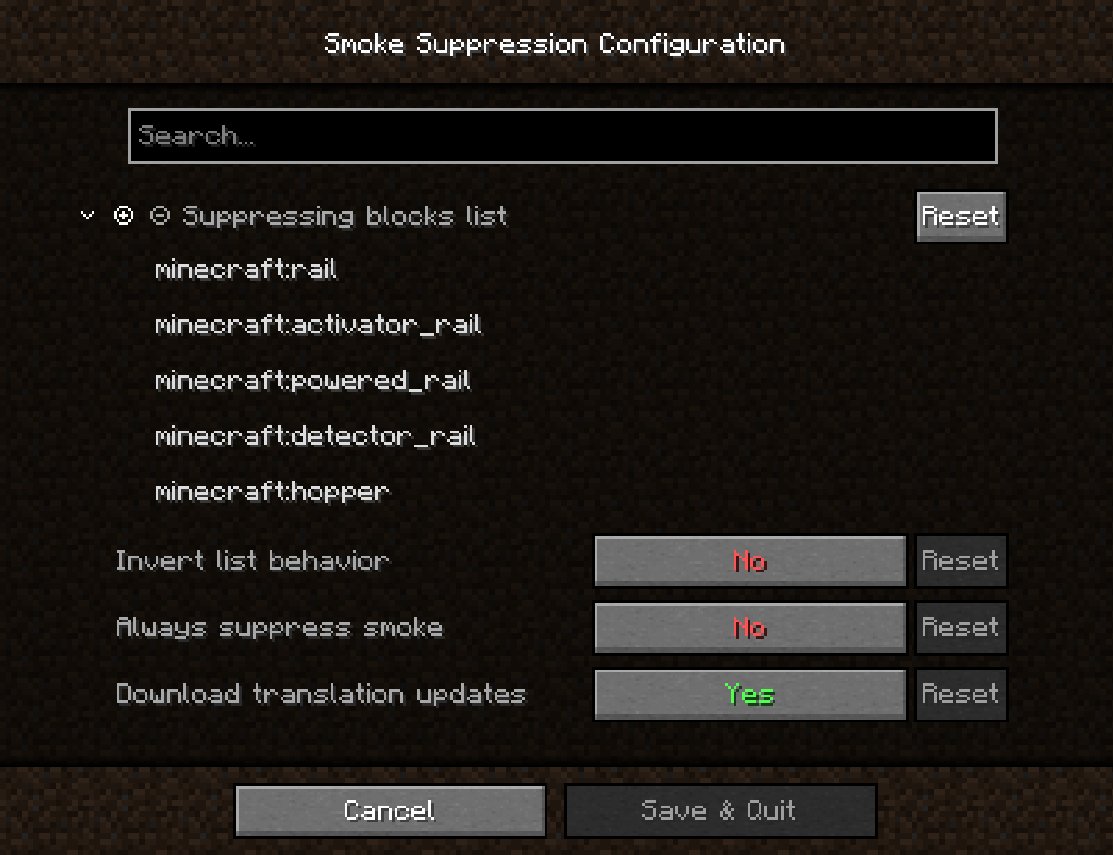 Smoke Suppression