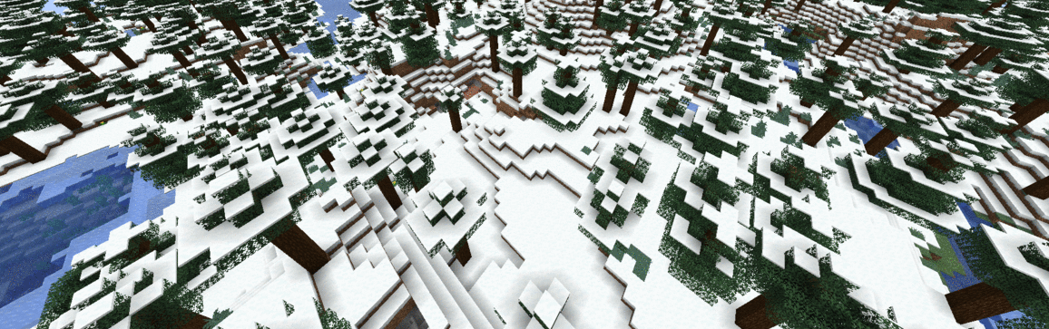 Snow Under Trees (Fabric)