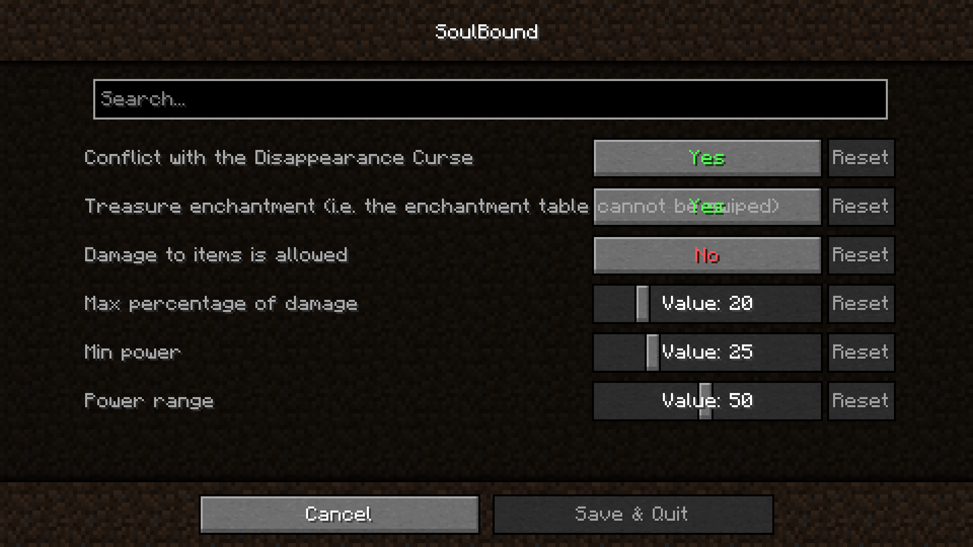 Soul Bound Enchantment