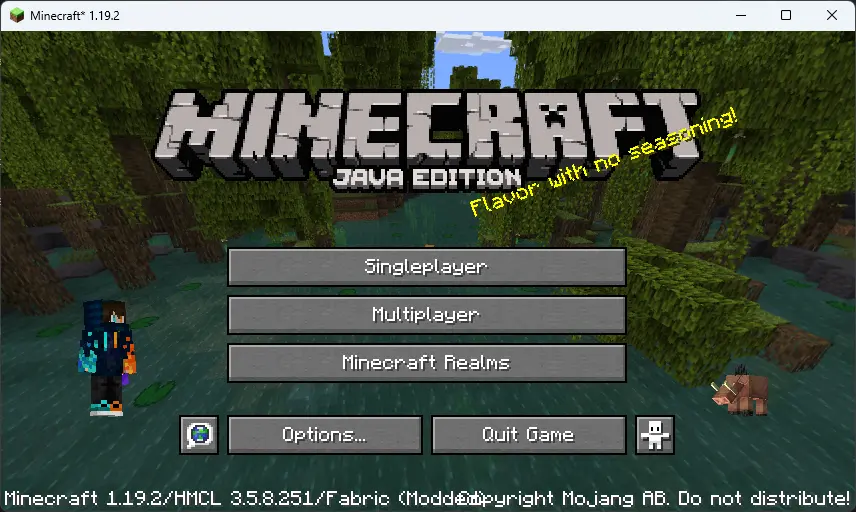 Title Screen Mobs