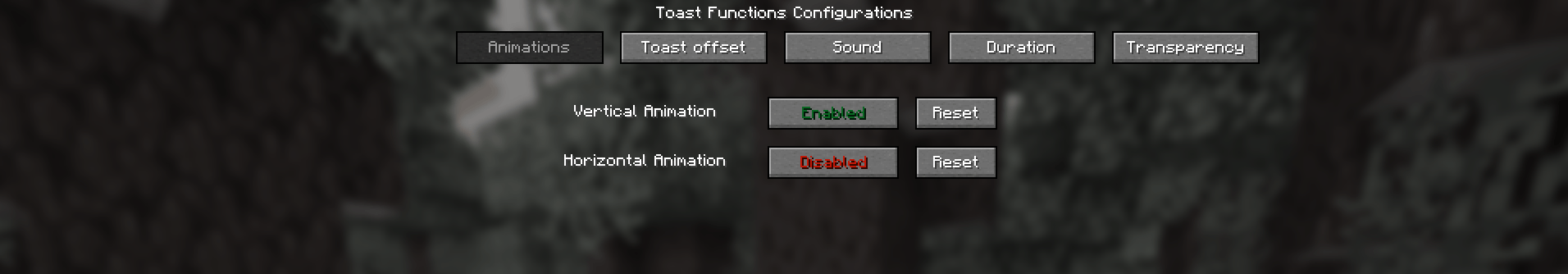 Toast Functions
