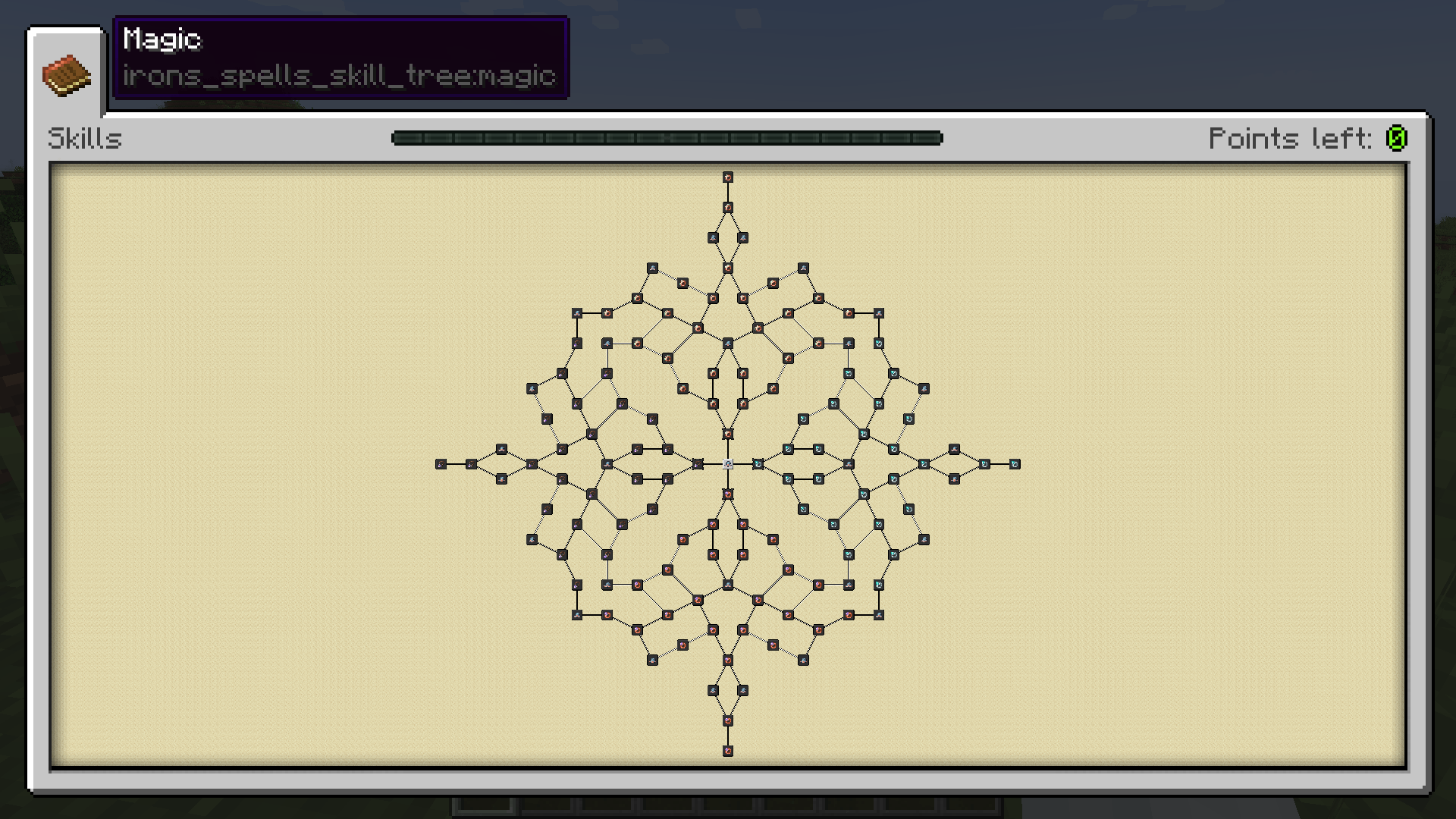Unofficial Iron's Spells 'n Spellbooks Skill Tree