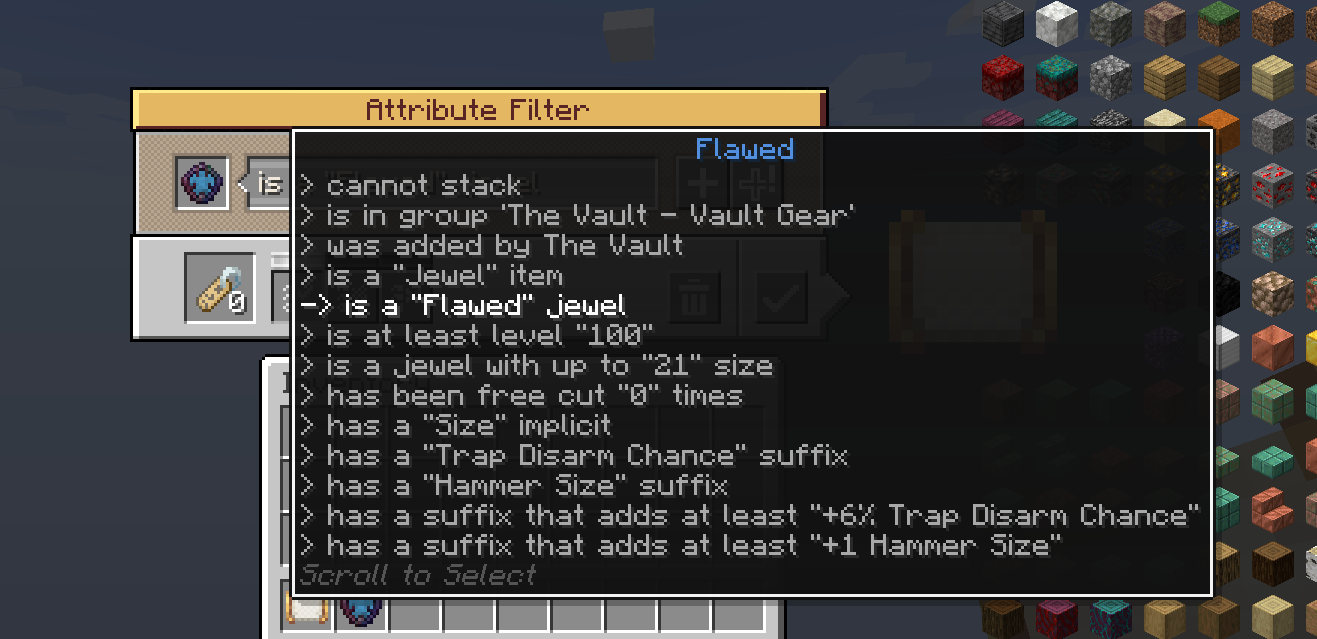 Vault Filters