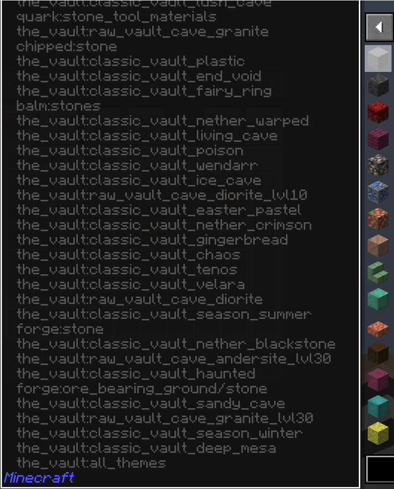 VaultBlockTags