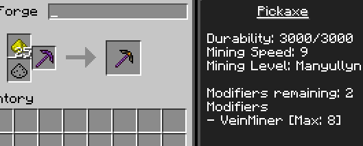 VeinMiner Mod Integration