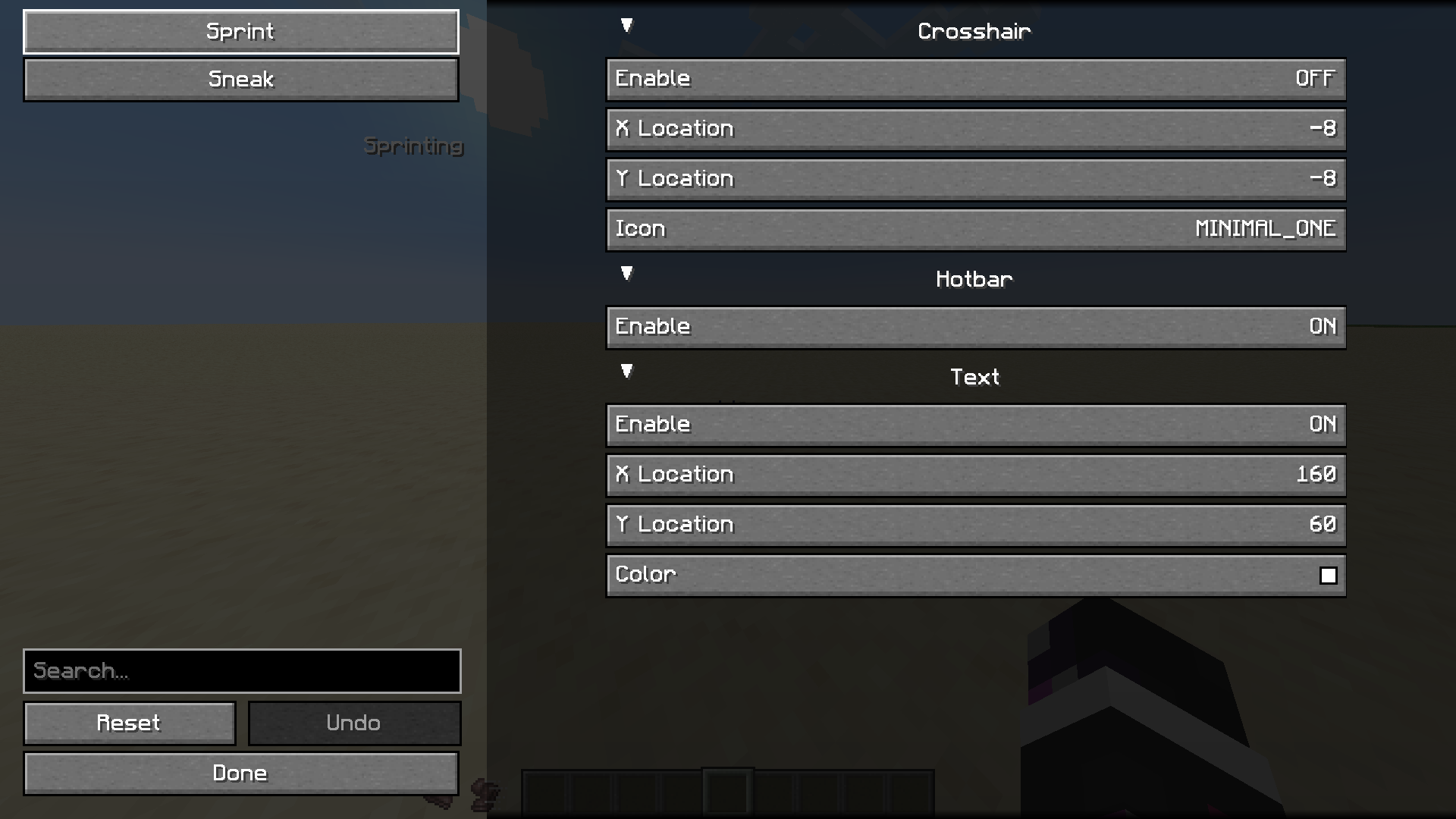 Visible Toggle Sprint