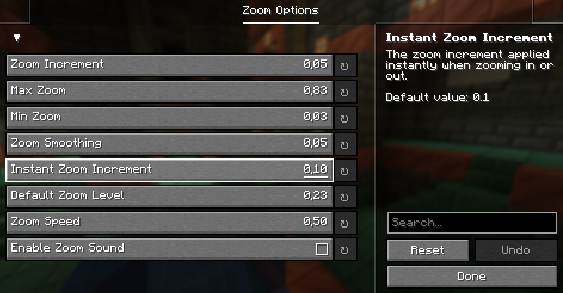 clean zoom (WAIZA)