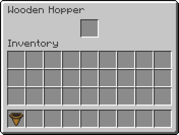 Wooden Hopper