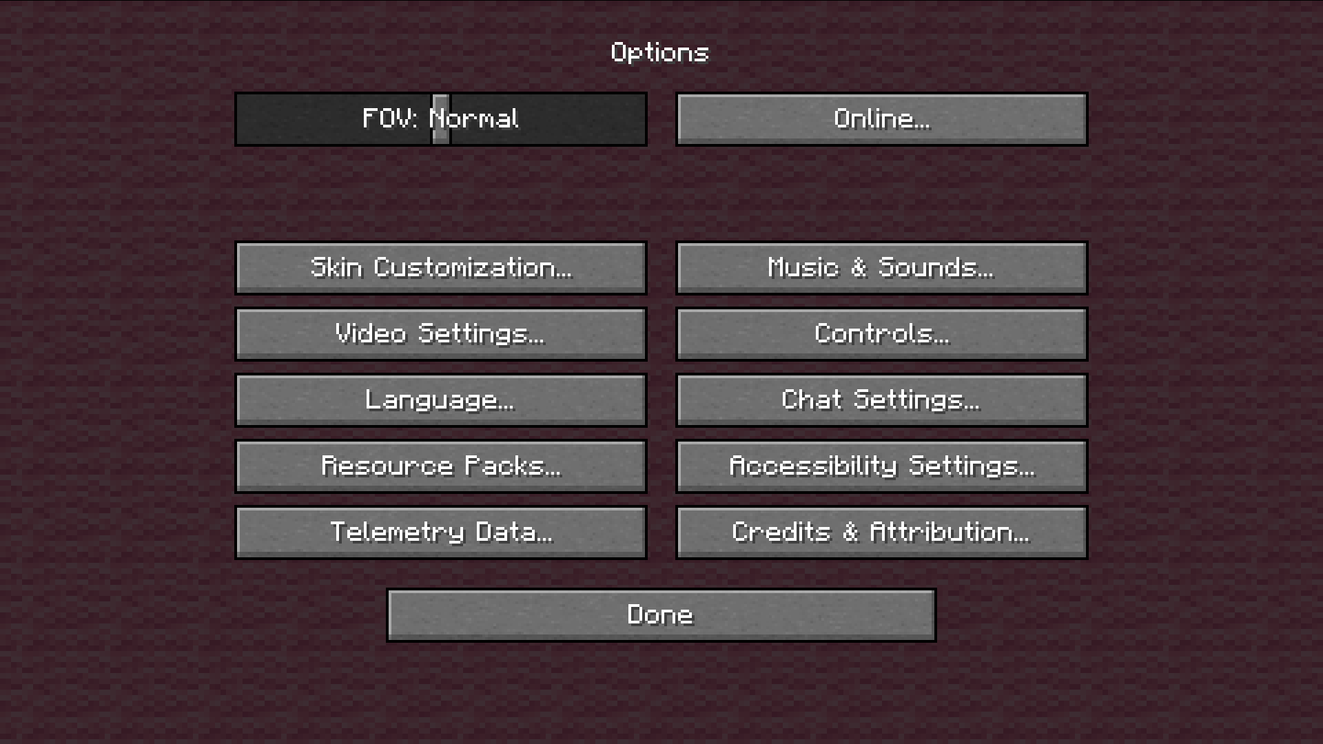YUNG's Menu Tweaks (Fabric)